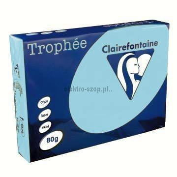 Papier kolorowy Trophee kolorowy A4 - niebieski jasny 80 g (xca41798)