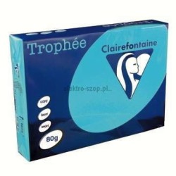 Papier kolorowy Trophee kolorowy A4 - błękitny 80 g (xca41774)