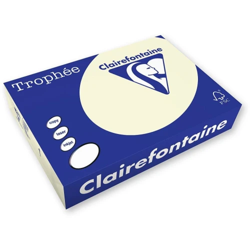 Papier kolorowy Trophee kolorowy A3 - kremowy 160 g (xca31066)
