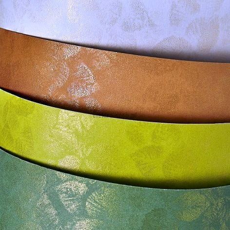 Papier ozdobny (wizytówkowy) Galeria Papieru Liście A4 - kremowy 250 g (203602)