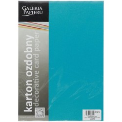 Papier ozdobny (wizytówkowy) Galeria Papieru millenium A4 - turkusowy 220 g (200720)
