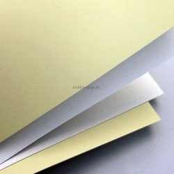 Papier ozdobny (wizytówkowy) Galeria Papieru gładki kremowy A4 - kremowy 250 g (202802)