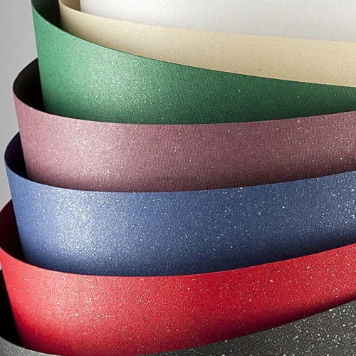 Papier ozdobny (wizytówkowy) Galeria Papieru mika metaliczny A4 - czarny 240 g (202717)