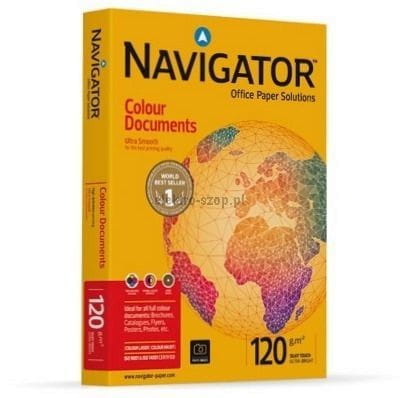 Papier ksero Navigator Colour Documents A4 - biały 250k. 120 g 210 mm x 297 mm (82457)