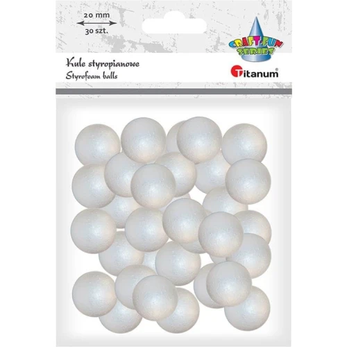 Ozdoba styropianowa Titanum Craft-Fun Series kule (283007)