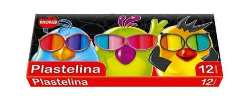 Plastelina Mona 12 kol. mix