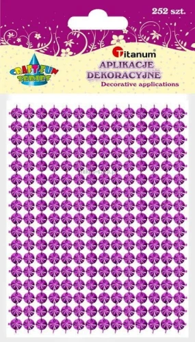 Ćwieki Titanum Craft-Fun Series plastikowe - różowe (130x95 mm)