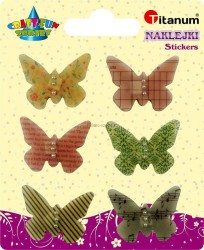 Naklejka (nalepka) Titanum Craft-Fun Series motyle (1891)