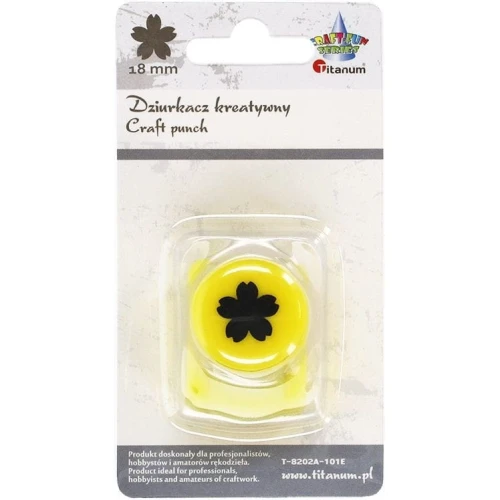 Dziurkacz ozdobny Titanum Craft-Fun Series 18mm kwiatek pełny (T-8202A-101E)