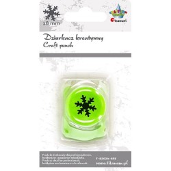 Dziurkacz ozdobny Titanum Craft-Fun Series 18mm płatek śniegu (T-8202A-65E)