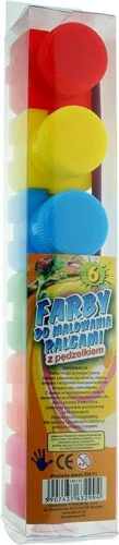 Farba do malowania palcami Titanum 20 ml 6 kol. (1151)