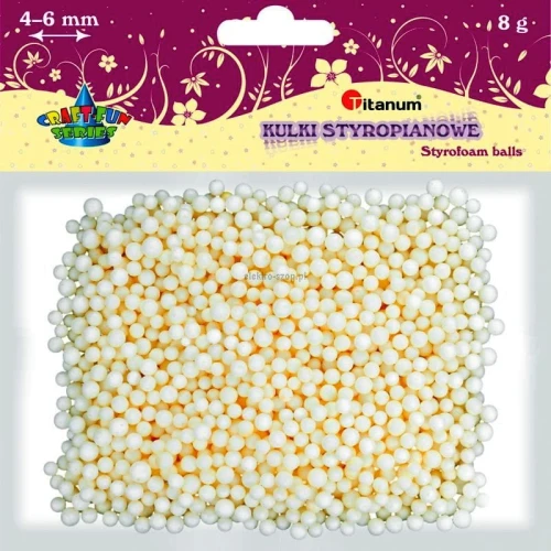 Ozdoba styropianowa Titanum Craft-Fun Series kulki (5mm/8g/X111)