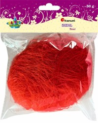 Sizal Titanum Craft-Fun Series czerwony 30 g (363113)
