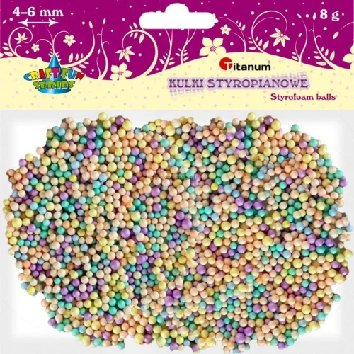 Ozdoba styropianowa Titanum Craft-Fun Series kulki (5mm/8g)