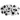 Oczy samoprzylepne Titanum Craft-Fun Series owalne ruchome 15x20mm
