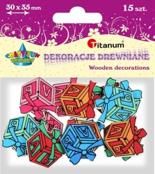 Dekoracje drewniane Titanum Craft-Fun Series Prezenty do przyszycia