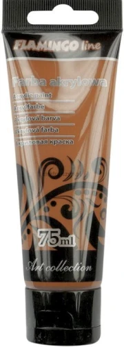 Farba akrylowa Flamingo Line kolor: brązowy jasny 75 ml (085)