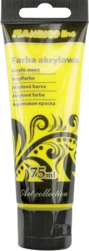 Farba akrylowa Flamingo Line kolor: żółty 75 ml (004)