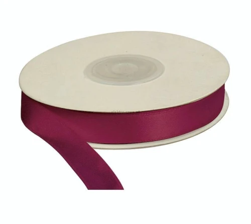 Wstążka Titanum Craft-Fun Series satynowa bordowa 12 mm 25 m (311970)