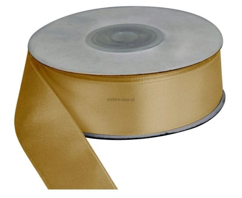 Wstążka Titanum Craft-Fun Series satynowa kremowa 25 mm 25 m (25/25/08)