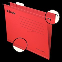 Teczka zawieszkowa Esselte PENDAFLEX A4 - czerwony 210 g (90316)