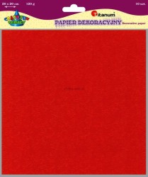 Papier ozdobny Titanum Craft-Fun Series struktura kwiaty - mix 200 mm x 200 mm (20643)