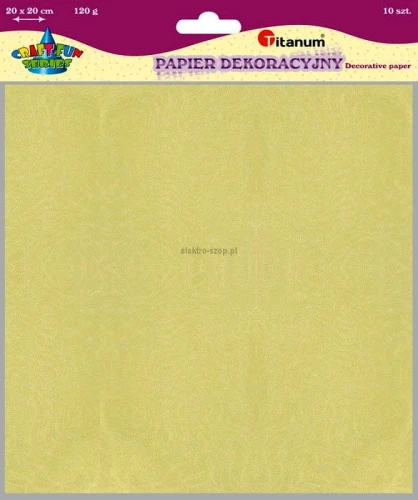 Papier ozdobny Titanum Craft-Fun Series struktura Centipede - mix 200 mm x 200 mm (20657)