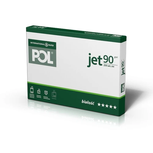 Papier ksero International Paper POL poljet A4 - biały 250k. 90 g