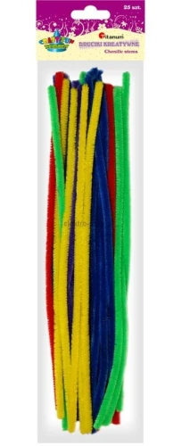 Drucik (400142) k:150-55 Titanum Craft-Fun Series druciki kreatywne kolor: mix 300 mm 25 szt (YFS 00117)