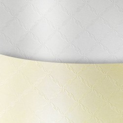 Papier ozdobny (wizytówkowy) Galeria Papieru chic diamentowa biel A4 - biały 220 g (204501)