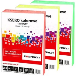 Papier kolorowy Emerson kolorowy jasny niebieski, A4 A4 - niebieski 80 g 210 mm x 297 mm (xem408048)