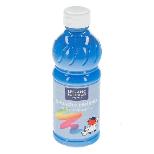 Farba tempera Lefranc&amp;Bourgeois REDIMIX kolor: niebieski fluorescencyjny 500 ml 1 kol. (188020)