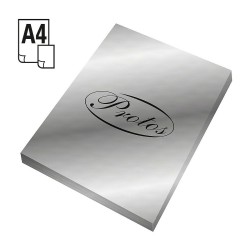 Papier kolorowy Protos A4 - Srebrny 170 g