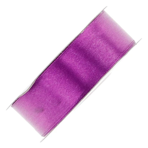 Wstążka Titanum Craft-fun Craft-fun Series satynowa CRAFT-FUN SERIES purpurowy 25 mm 25 m (25/25/62)