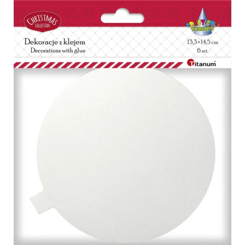 Ozdoba papierowa Titanum Craft-Fun Series bombka (182692B)