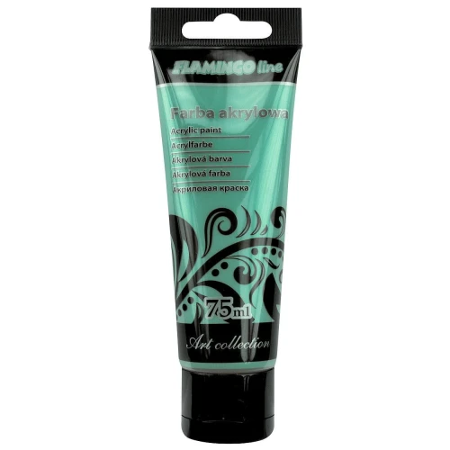 Farba akrylowa Flamingo Line Perłowy kolor: zielony 75 ml (119)