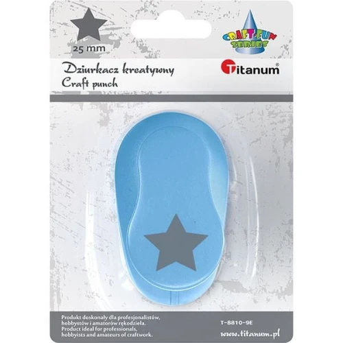 Dziurkacz ozdobny Titanum Craft-Fun Series 25mm gwiazda (T-8810-9e)
