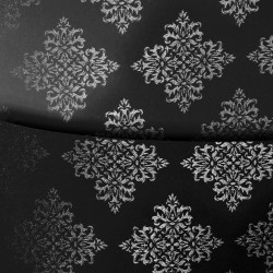 Papier ozdobny (wizytówkowy) Galeria Papieru glamour czarny A4 - czarny 230 g (204917)