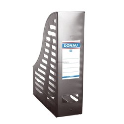Pojemnik na dokumenty pionowy Donau A4 - dymny 85 mm x 245 mm x 315 mm (7464001-02)