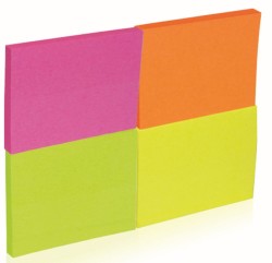 Notes samoprzylepny Donau mix neonowy 200k 38 mm x 51 mm
