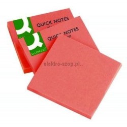 Notes samoprzylepny Q-Connect różowe 80k 76 mm x 76 mm (KF10516)