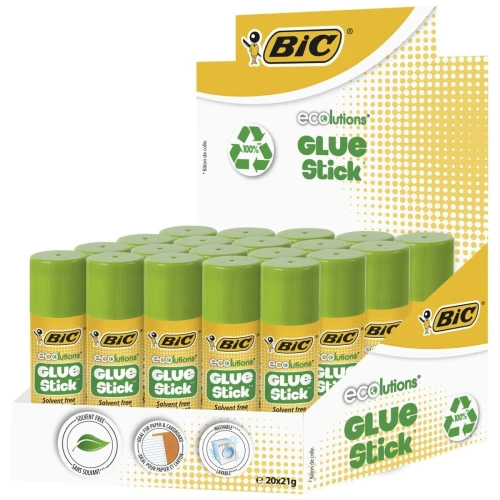 Klej w sztyfcie Bic Ecolutions 21g 21 g (8923451)