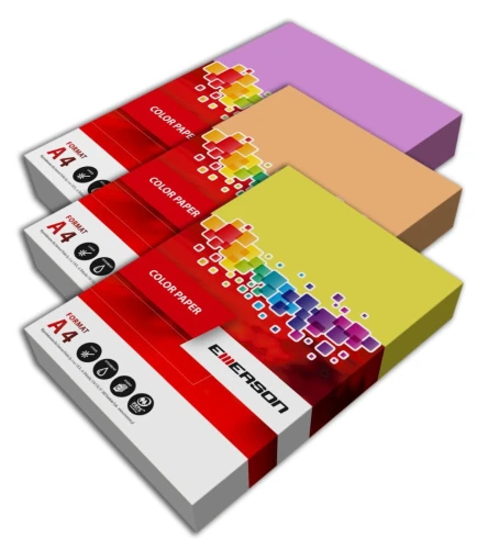 Papier kolorowy Emerson 4051 A4 - zielony ciemny 80 g (xem408052)