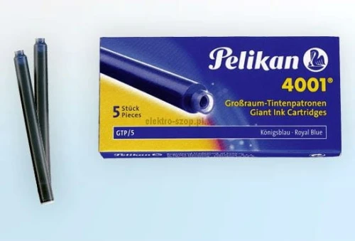 Naboje długie Pelikan GTP/5 niebieski (310748)