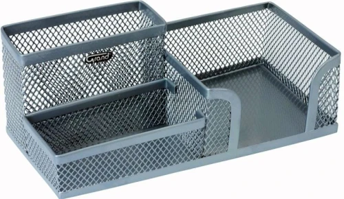 Przybornik na biurko Grand - srebrny (GR-093)