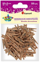 Ozdoba drewniana Titanum Craft-Fun Series klamerki (EB108)