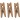 Ozdoba drewniana Titanum Craft-Fun Series klamerki (EB108)