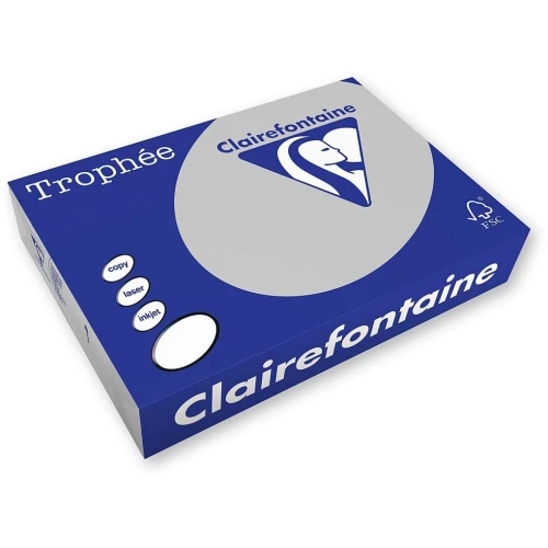 Papier kolorowy Trophee kolorowy A4 - patelowy szary 160 g (xca41009)