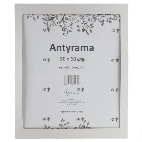 Antyrama M-interio plexi 500 mm x 600 mm (AR50x60)