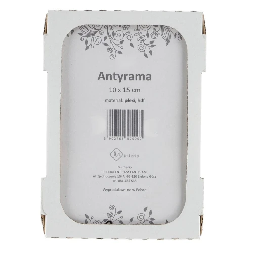 Antyrama M-interio plexi 100 mm x 150 mm